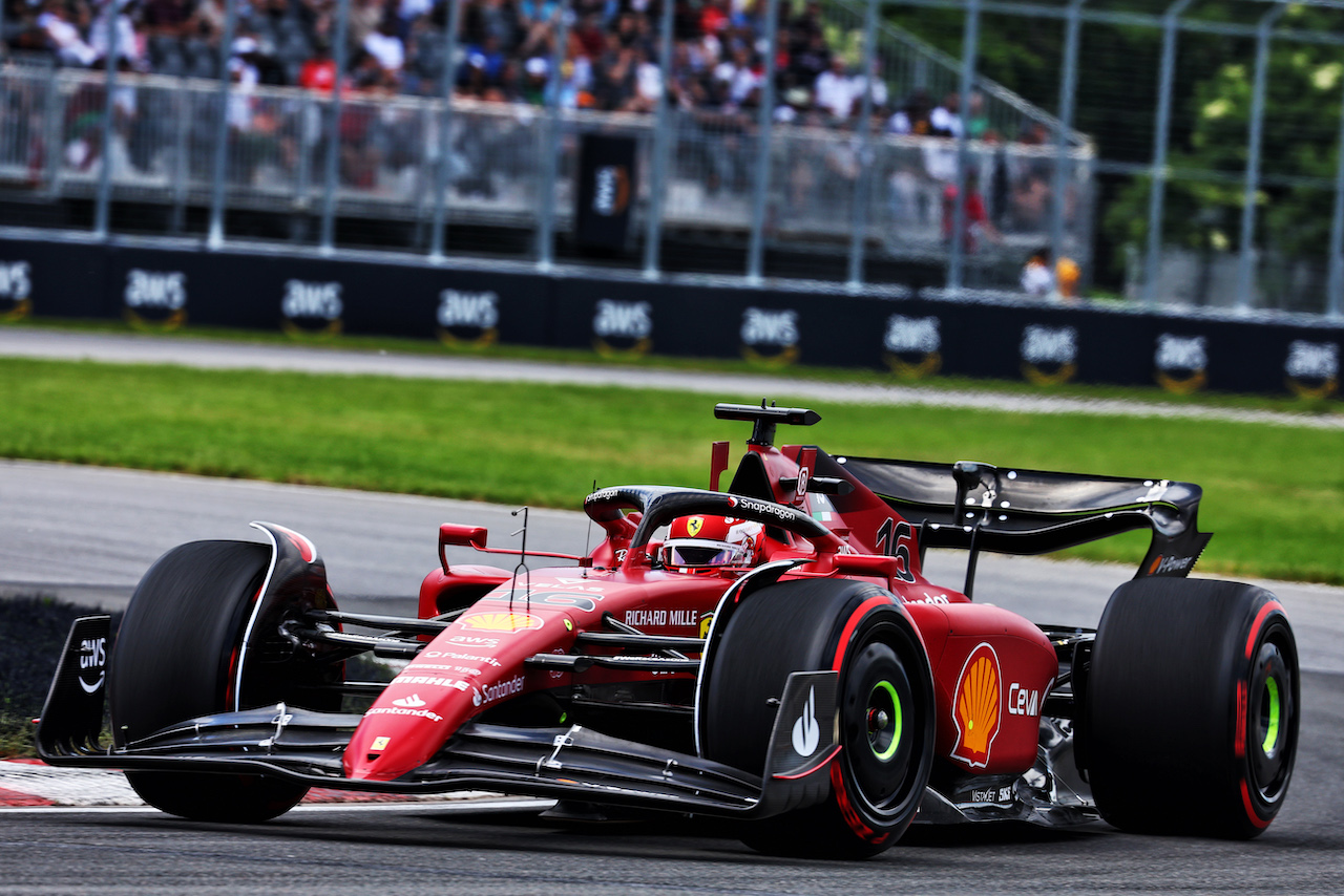 GP CANADA, Charles Leclerc (MON) Ferrari F1-75.
17.06.2022. Formula 1 World Championship, Rd 9, Canadian Grand Prix, Montreal, Canada, Practice Day.
- www.xpbimages.com, EMail: requests@xpbimages.com © Copyright: Batchelor / XPB Images