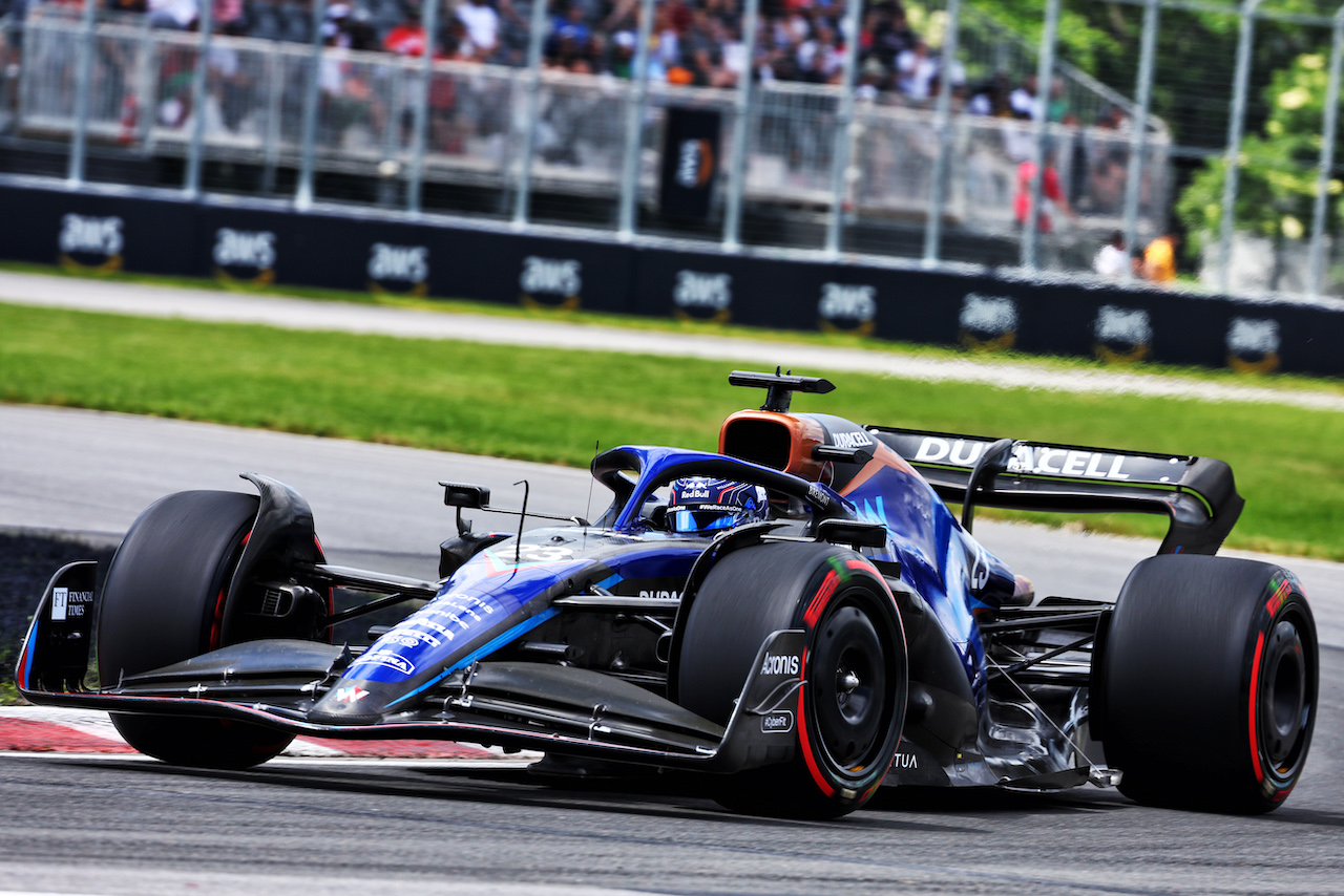 GP CANADA, Alexander Albon (THA) Williams Racing FW44.
17.06.2022. Formula 1 World Championship, Rd 9, Canadian Grand Prix, Montreal, Canada, Practice Day.
- www.xpbimages.com, EMail: requests@xpbimages.com © Copyright: Batchelor / XPB Images
