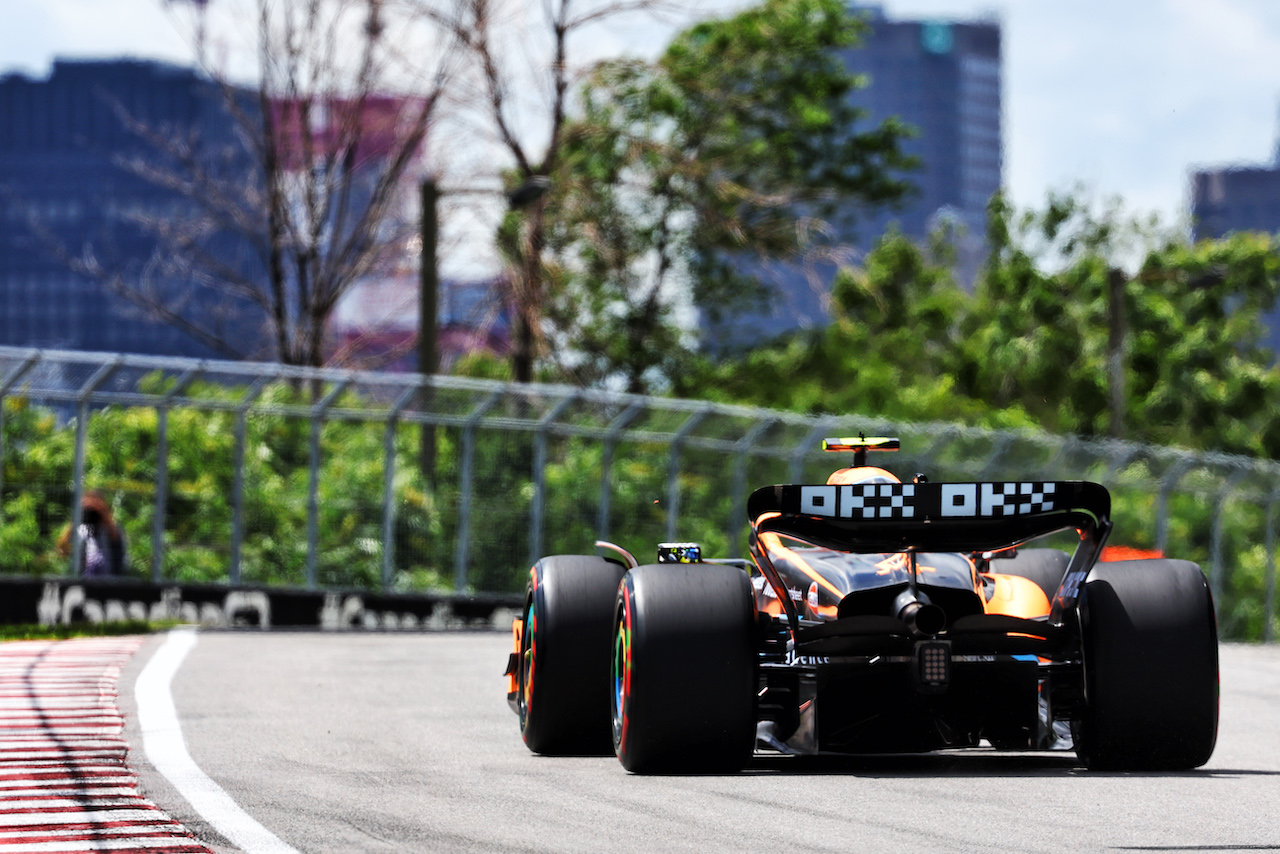 GP CANADA, Lando Norris (GBR) McLaren MCL36.
17.06.2022. Formula 1 World Championship, Rd 9, Canadian Grand Prix, Montreal, Canada, Practice Day.
- www.xpbimages.com, EMail: requests@xpbimages.com © Copyright: Batchelor / XPB Images