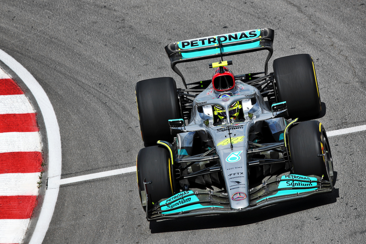 GP CANADA, Lewis Hamilton (GBR) Mercedes AMG F1 W13.
17.06.2022. Formula 1 World Championship, Rd 9, Canadian Grand Prix, Montreal, Canada, Practice Day.
 - www.xpbimages.com, EMail: requests@xpbimages.com © Copyright: Coates / XPB Images
