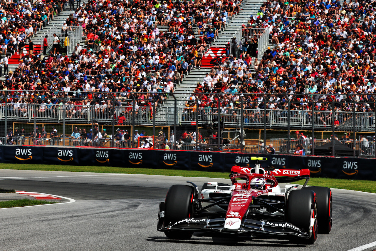 GP CANADA, Guanyu Zhou (CHN) Alfa Romeo F1 Team C42.
17.06.2022. Formula 1 World Championship, Rd 9, Canadian Grand Prix, Montreal, Canada, Practice Day.
- www.xpbimages.com, EMail: requests@xpbimages.com © Copyright: Batchelor / XPB Images