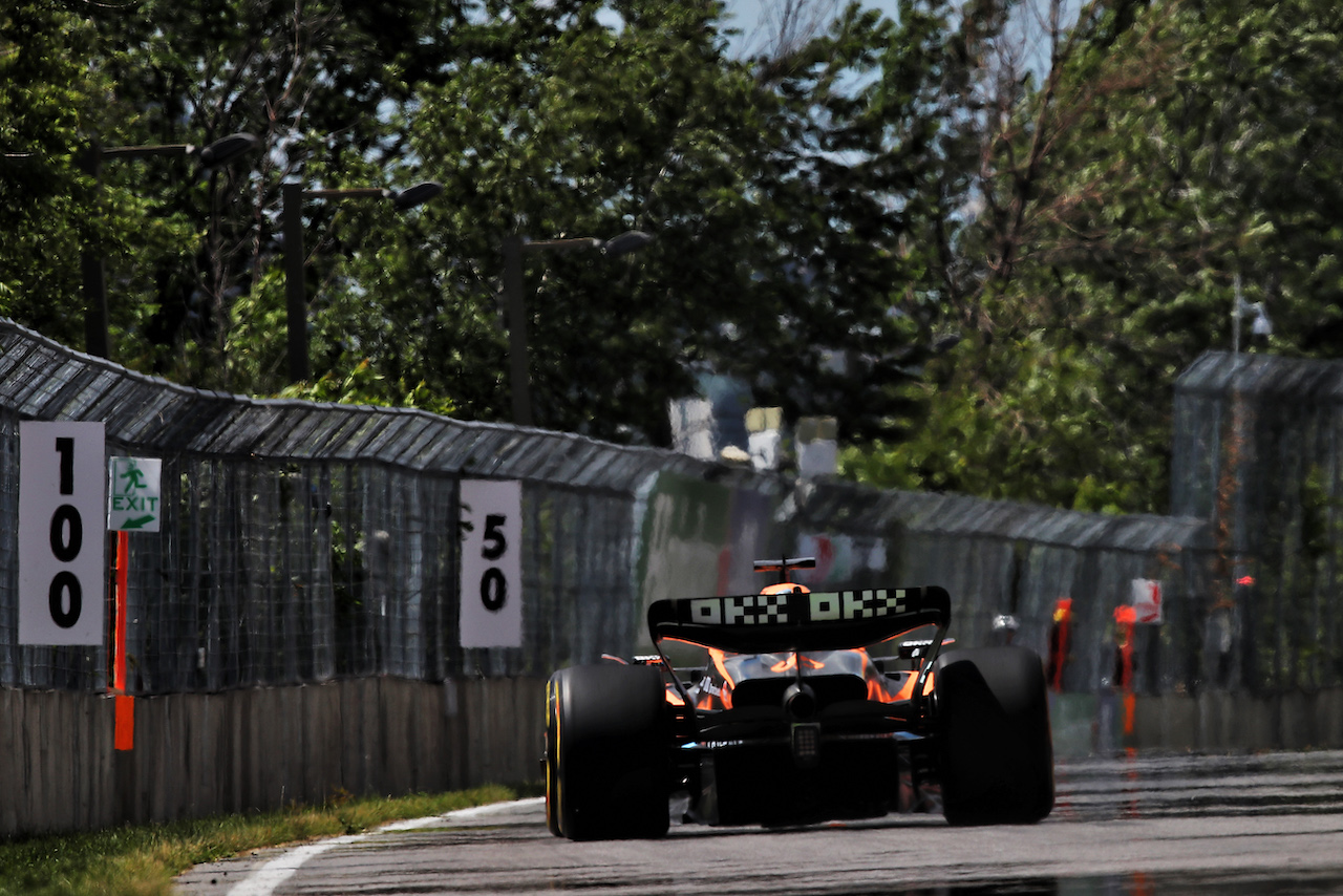 GP CANADA, Daniel Ricciardo (AUS) McLaren MCL36.
17.06.2022. Formula 1 World Championship, Rd 9, Canadian Grand Prix, Montreal, Canada, Practice Day.
 - www.xpbimages.com, EMail: requests@xpbimages.com © Copyright: Coates / XPB Images