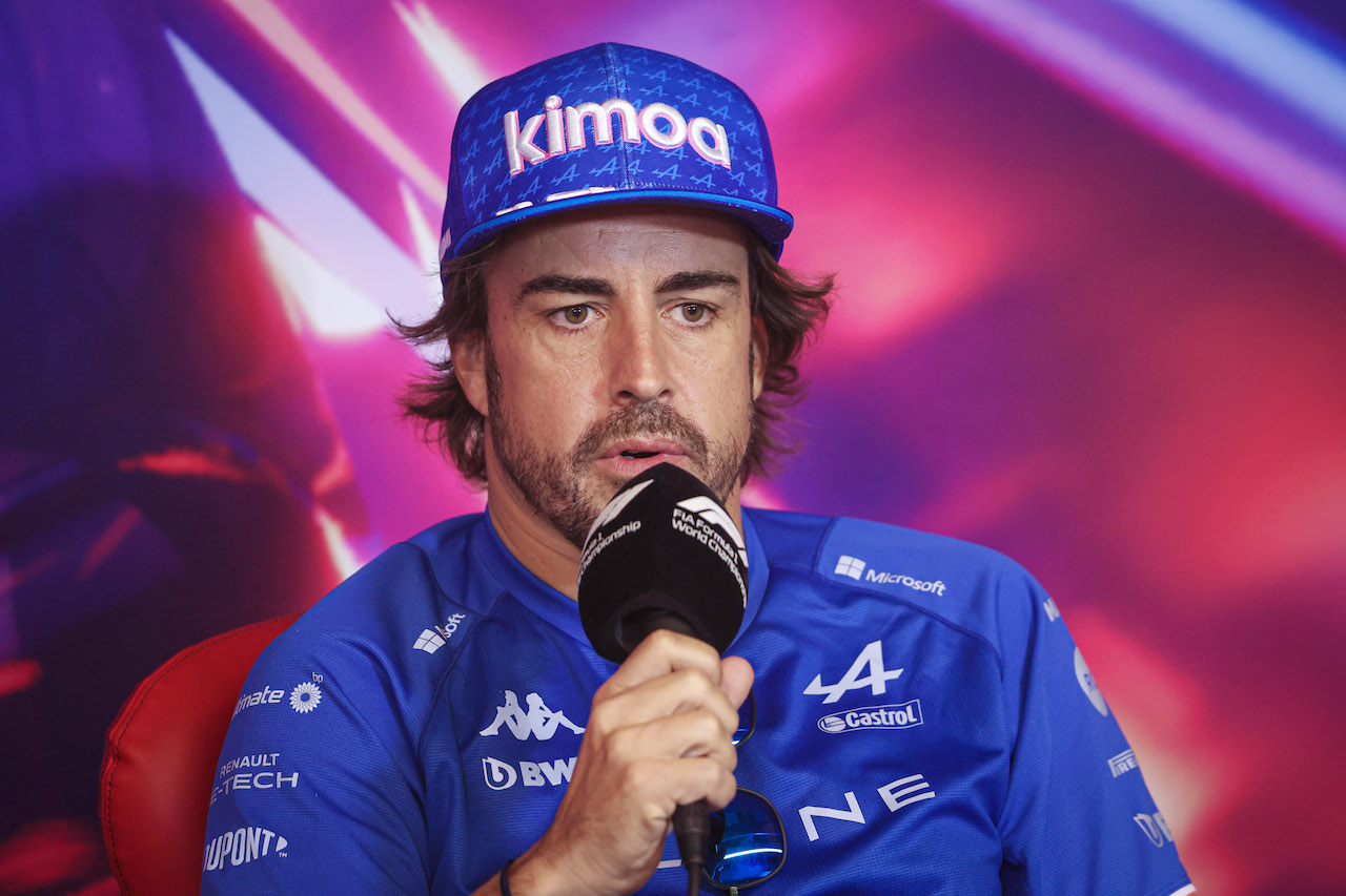 GP CANADA, Fernando Alonso (ESP) Alpine F1 Team in the FIA Press Conference.
17.06.2022. Formula 1 World Championship, Rd 9, Canadian Grand Prix, Montreal, Canada, Practice Day.
- www.xpbimages.com, EMail: requests@xpbimages.com © Copyright: XPB Images