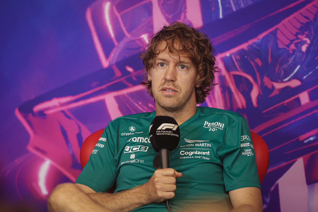 GP CANADA, Sebastian Vettel (GER) Aston Martin F1 Team in the FIA Press Conference.
17.06.2022. Formula 1 World Championship, Rd 9, Canadian Grand Prix, Montreal, Canada, Practice Day.
- www.xpbimages.com, EMail: requests@xpbimages.com © Copyright: XPB Images
