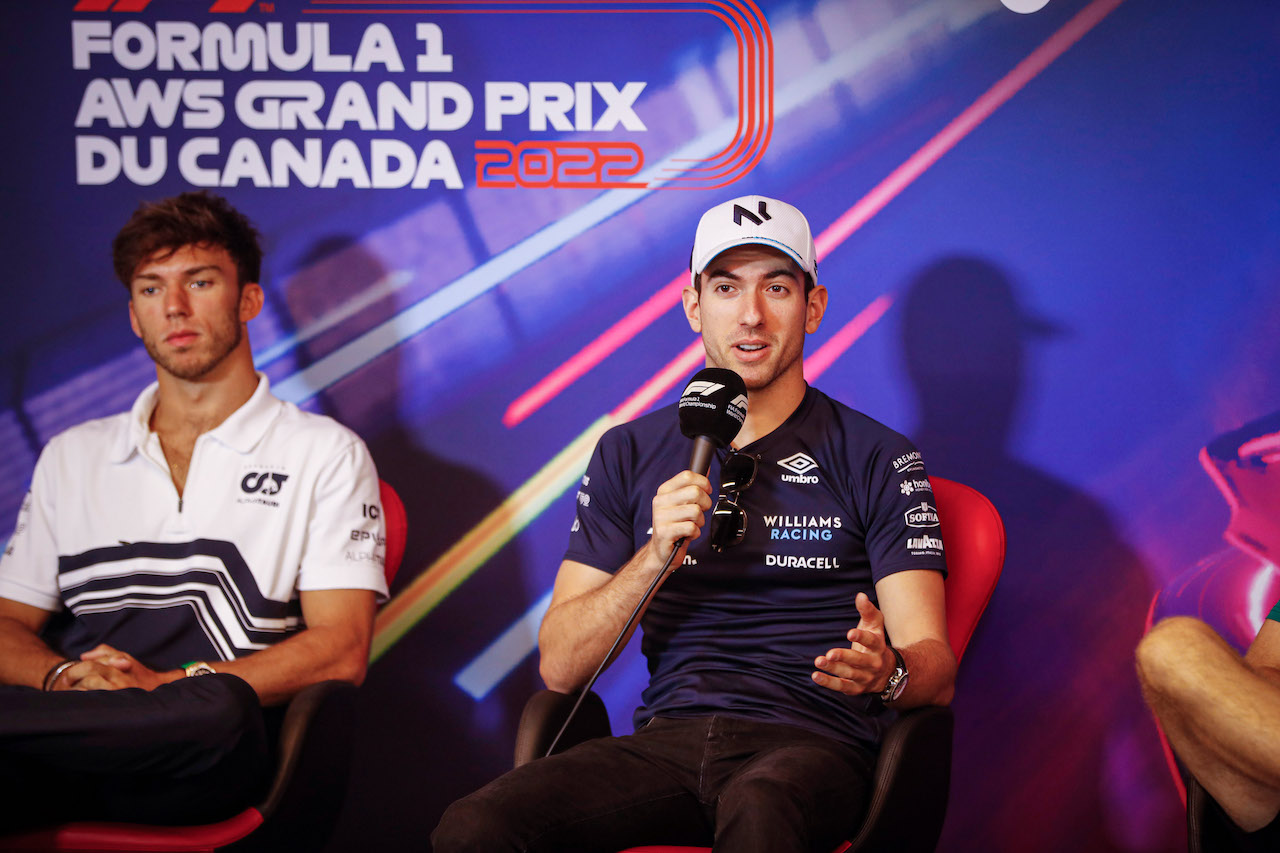 GP CANADA, Nicholas Latifi (CDN) Williams Racing in the FIA Press Conference.
17.06.2022. Formula 1 World Championship, Rd 9, Canadian Grand Prix, Montreal, Canada, Practice Day.
- www.xpbimages.com, EMail: requests@xpbimages.com © Copyright: XPB Images