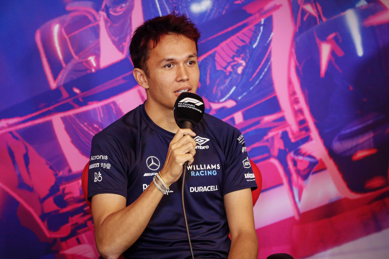 GP CANADA, Alexander Albon (THA) Williams Racing in the FIA Press Conference.
17.06.2022. Formula 1 World Championship, Rd 9, Canadian Grand Prix, Montreal, Canada, Practice Day.
- www.xpbimages.com, EMail: requests@xpbimages.com © Copyright: XPB Images