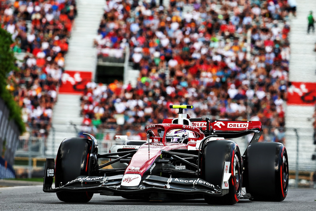 GP CANADA, Guanyu Zhou (CHN) Alfa Romeo F1 Team C42.
17.06.2022. Formula 1 World Championship, Rd 9, Canadian Grand Prix, Montreal, Canada, Practice Day.
- www.xpbimages.com, EMail: requests@xpbimages.com © Copyright: Batchelor / XPB Images
