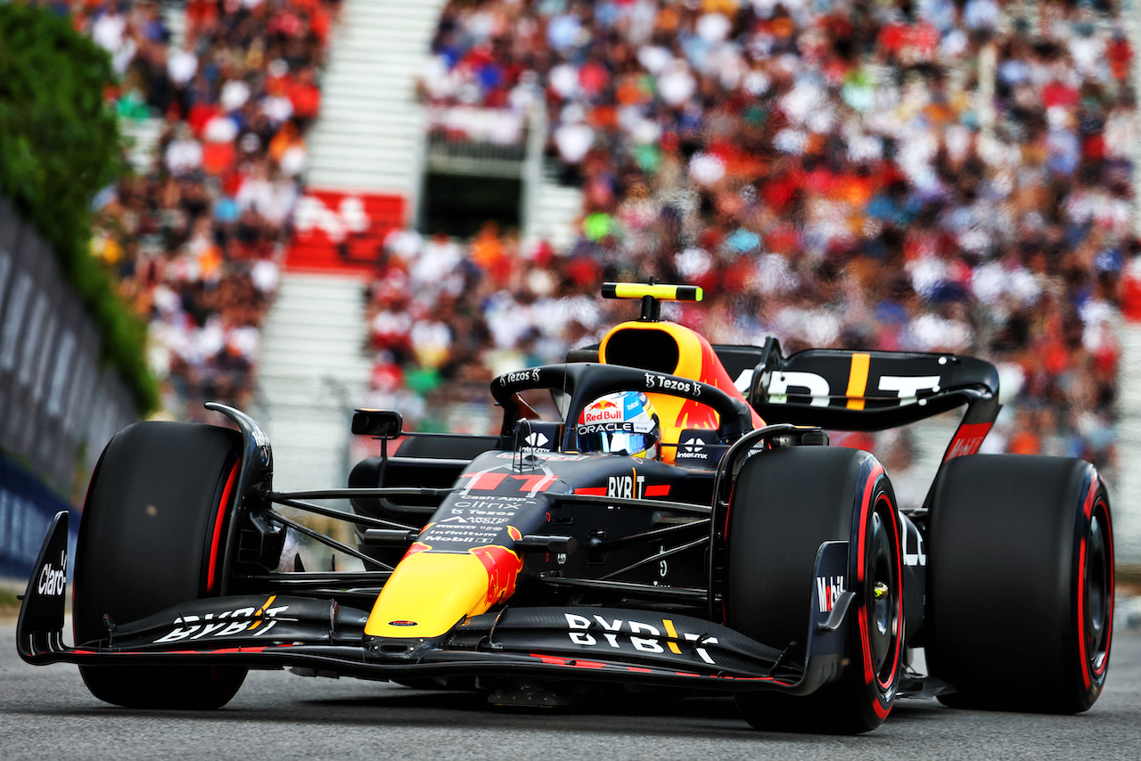 GP CANADA, Sergio Perez (MEX) Red Bull Racing RB18.
17.06.2022. Formula 1 World Championship, Rd 9, Canadian Grand Prix, Montreal, Canada, Practice Day.
- www.xpbimages.com, EMail: requests@xpbimages.com © Copyright: Batchelor / XPB Images