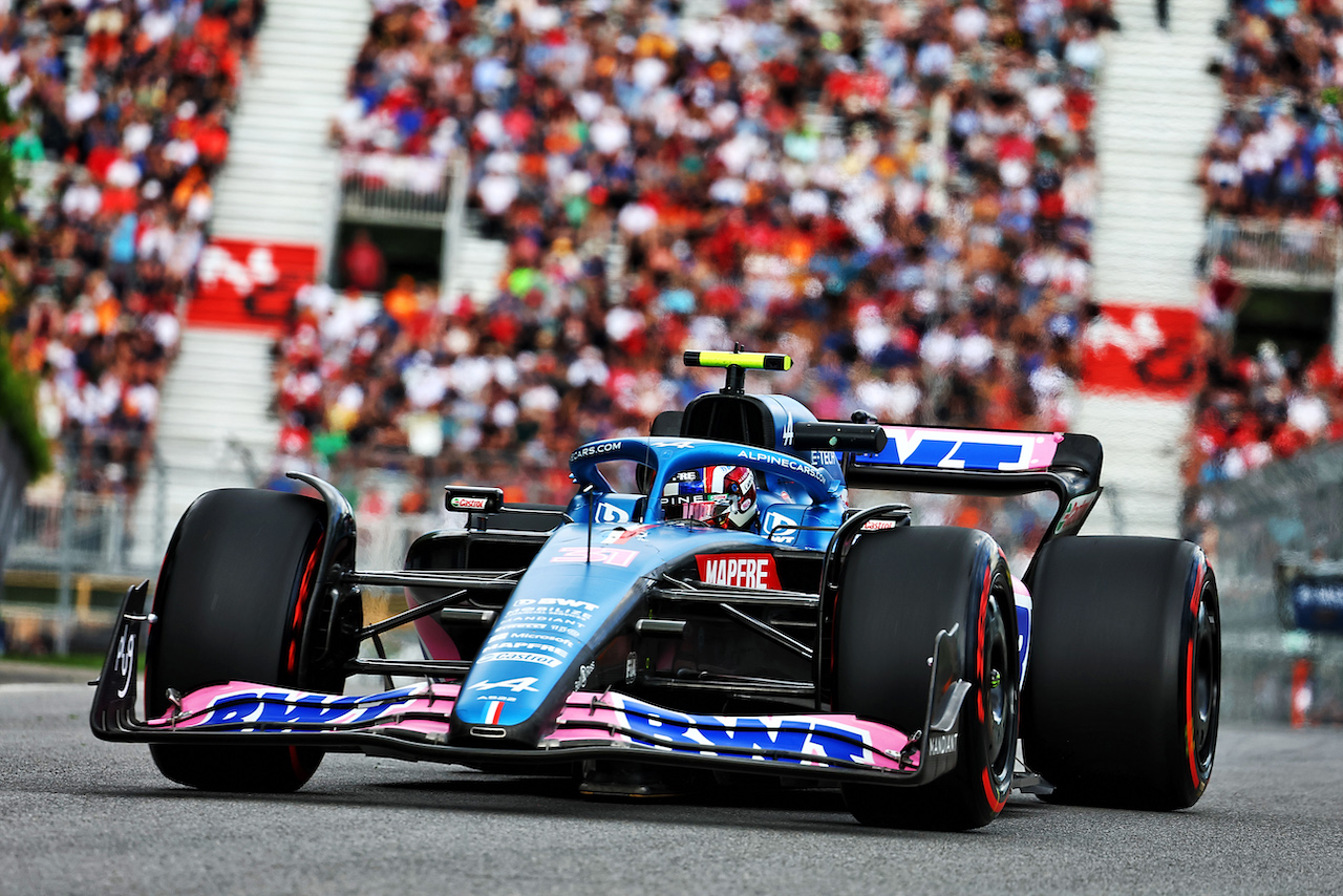 GP CANADA, Esteban Ocon (FRA) Alpine F1 Team A522.
17.06.2022. Formula 1 World Championship, Rd 9, Canadian Grand Prix, Montreal, Canada, Practice Day.
- www.xpbimages.com, EMail: requests@xpbimages.com © Copyright: Batchelor / XPB Images