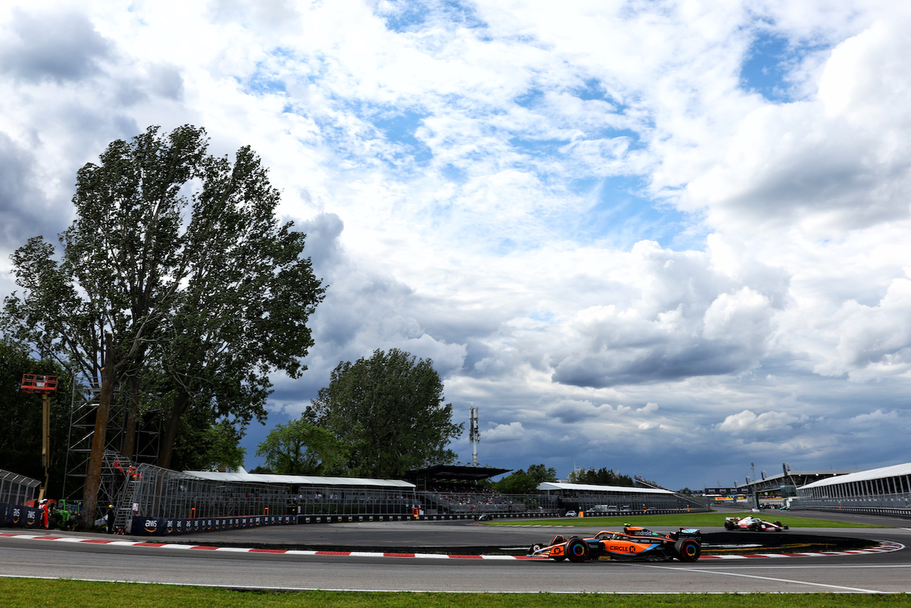 GP CANADA, Lando Norris (GBR) McLaren MCL36.
17.06.2022. Formula 1 World Championship, Rd 9, Canadian Grand Prix, Montreal, Canada, Practice Day.
- www.xpbimages.com, EMail: requests@xpbimages.com © Copyright: Batchelor / XPB Images