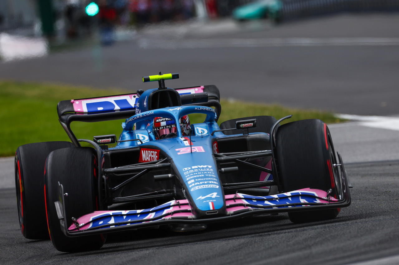 GP CANADA, Esteban Ocon (FRA), Alpine F1 Team 
17.06.2022. Formula 1 World Championship, Rd 9, Canadian Grand Prix, Montreal, Canada, Practice Day.
- www.xpbimages.com, EMail: requests@xpbimages.com ¬© Copyright: Charniaux / XPB Images