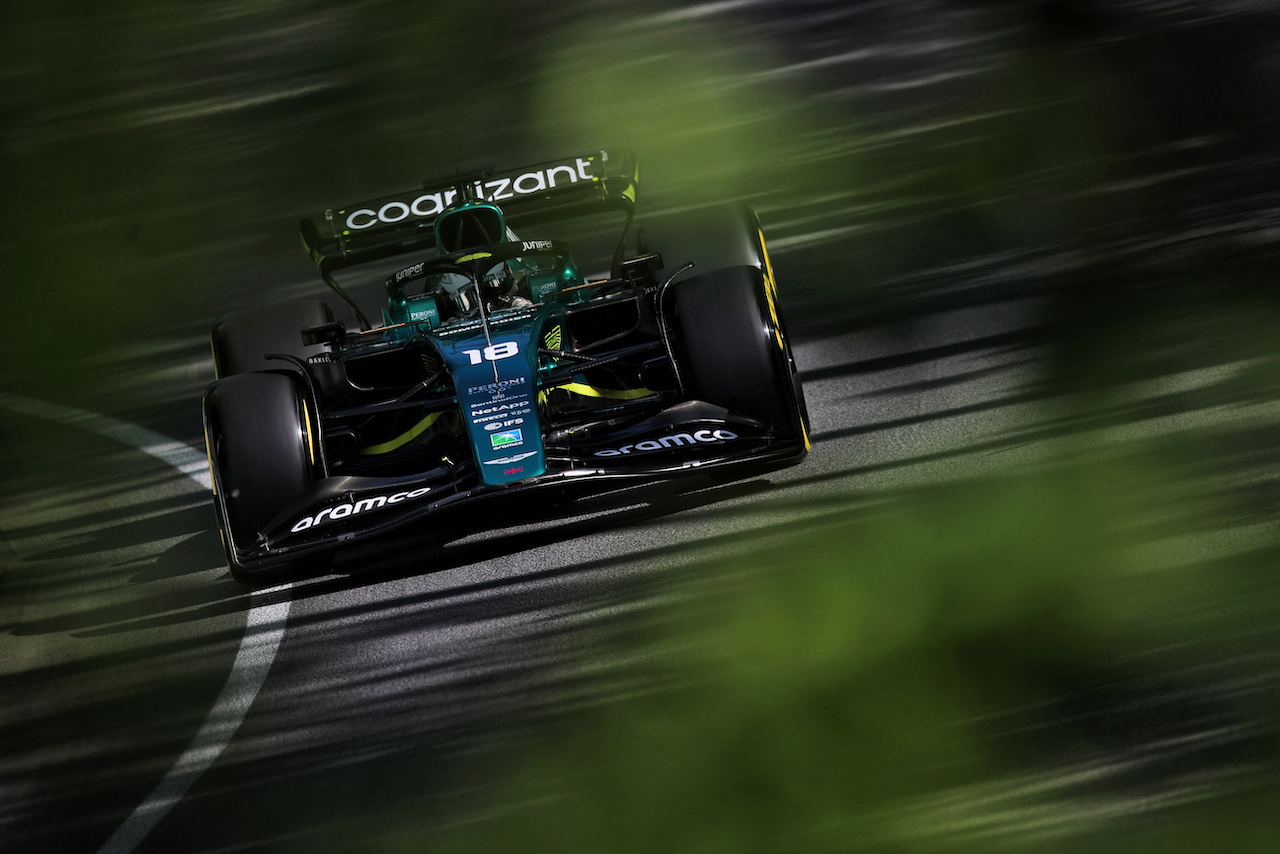 GP CANADA, Lance Stroll (CDN) Aston Martin F1 Team AMR22.
17.06.2022. Formula 1 World Championship, Rd 9, Canadian Grand Prix, Montreal, Canada, Practice Day.
 - www.xpbimages.com, EMail: requests@xpbimages.com © Copyright: Coates / XPB Images