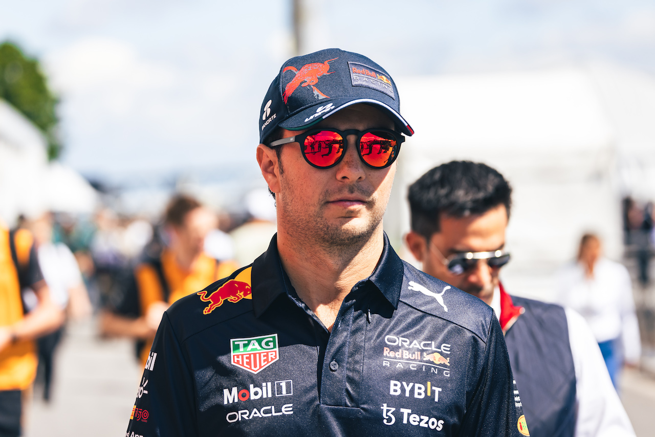 GP CANADA, Sergio Perez (MEX) Red Bull Racing.
17.06.2022. Formula 1 World Championship, Rd 9, Canadian Grand Prix, Montreal, Canada, Practice Day.
- www.xpbimages.com, EMail: requests@xpbimages.com © Copyright: Bearne / XPB Images