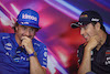 GP CANADA, (L to R): Fernando Alonso (ESP) Alpine F1 Team e Sergio Perez (MEX) Red Bull Racing in the FIA Press Conference.
17.06.2022. Formula 1 World Championship, Rd 9, Canadian Grand Prix, Montreal, Canada, Practice Day.
- www.xpbimages.com, EMail: requests@xpbimages.com © Copyright: XPB Images