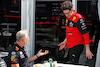 GP CANADA, (L to R): Jonathan Wheatley (GBR) Red Bull Racing Team Manager with Mattia Binotto (ITA) Ferrari Team Principal.
17.06.2022. Formula 1 World Championship, Rd 9, Canadian Grand Prix, Montreal, Canada, Practice Day.
 - www.xpbimages.com, EMail: requests@xpbimages.com © Copyright: Coates / XPB Images