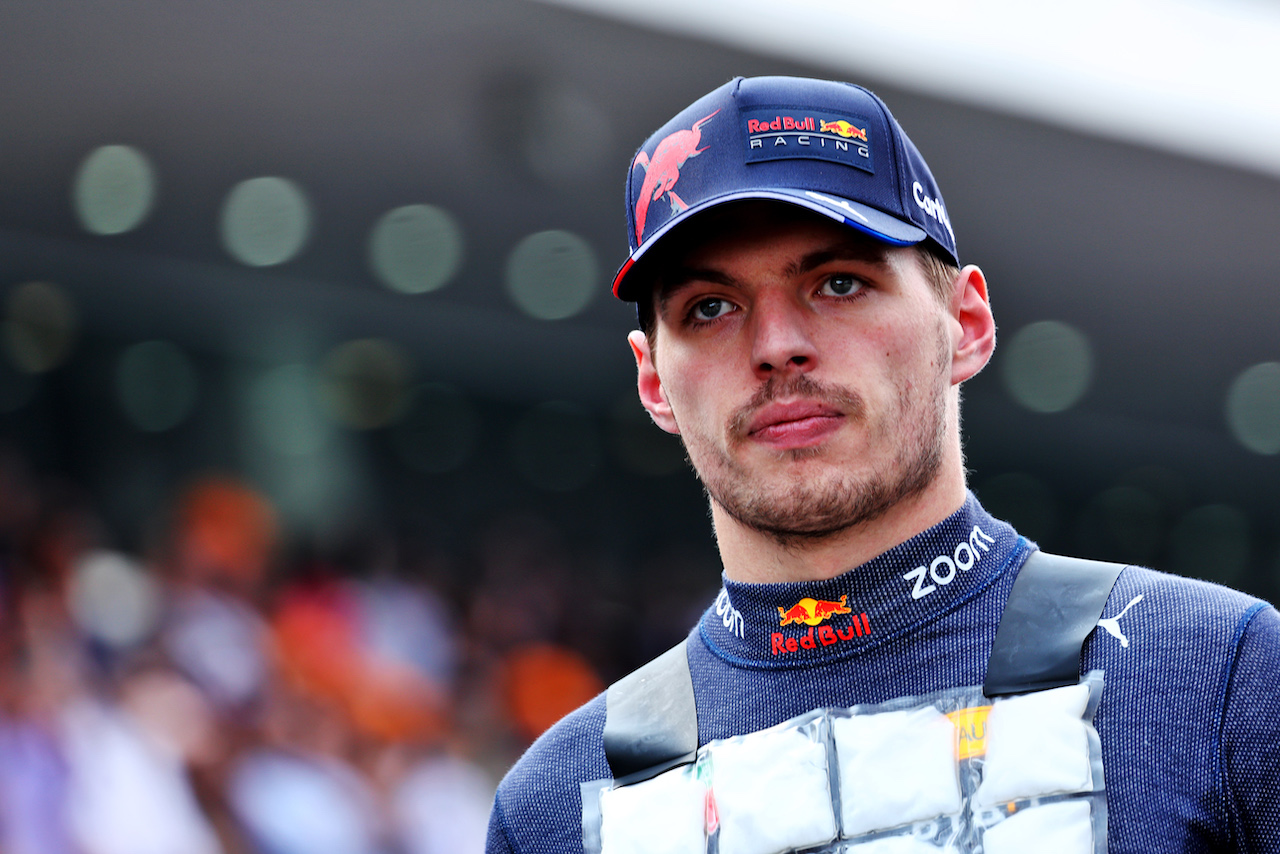 GP CITTA DEL MESSICO, Max Verstappen (NLD) Red Bull Racing on the grid.
30.10.2022. Formula 1 World Championship, Rd 20, Mexican Grand Prix, Mexico City, Mexico, Gara Day.
- www.xpbimages.com, EMail: requests@xpbimages.com © Copyright: Charniaux / XPB Images