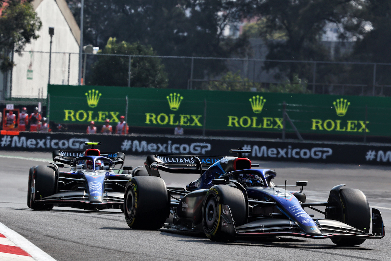 GP CITTA DEL MESSICO, Alexander Albon (THA) Williams Racing FW44.
30.10.2022. Formula 1 World Championship, Rd 20, Mexican Grand Prix, Mexico City, Mexico, Gara Day.
- www.xpbimages.com, EMail: requests@xpbimages.com © Copyright: Charniaux / XPB Images