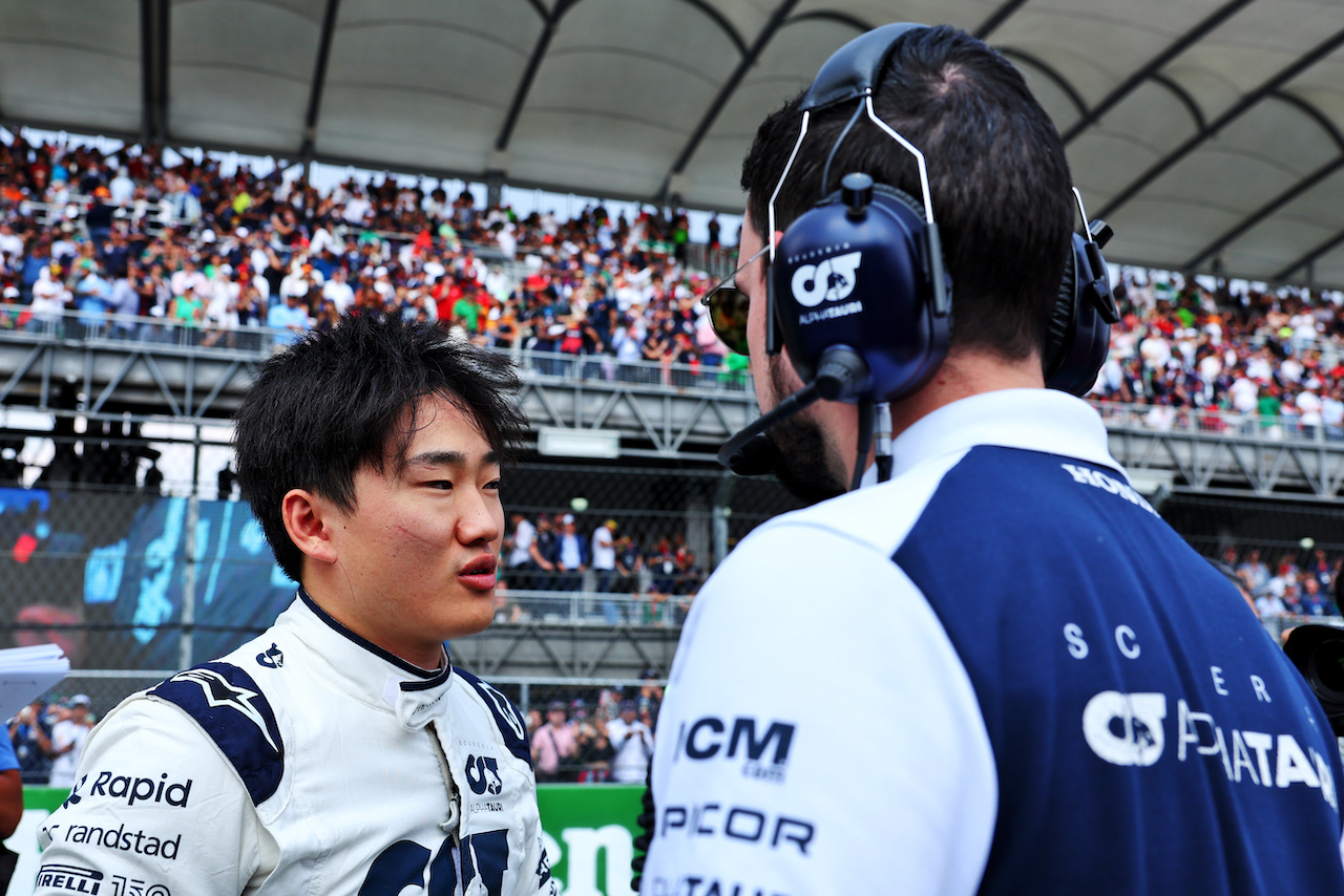 GP CITTA DEL MESSICO, Yuki Tsunoda (JPN) AlphaTauri on the grid.
30.10.2022. Formula 1 World Championship, Rd 20, Mexican Grand Prix, Mexico City, Mexico, Gara Day.
- www.xpbimages.com, EMail: requests@xpbimages.com © Copyright: Batchelor / XPB Images