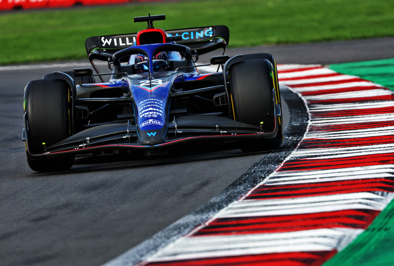 GP CITTA DEL MESSICO, Alexander Albon (THA) Williams Racing FW44.
30.10.2022. Formula 1 World Championship, Rd 20, Mexican Grand Prix, Mexico City, Mexico, Gara Day.
 - www.xpbimages.com, EMail: requests@xpbimages.com © Copyright: Coates / XPB Images