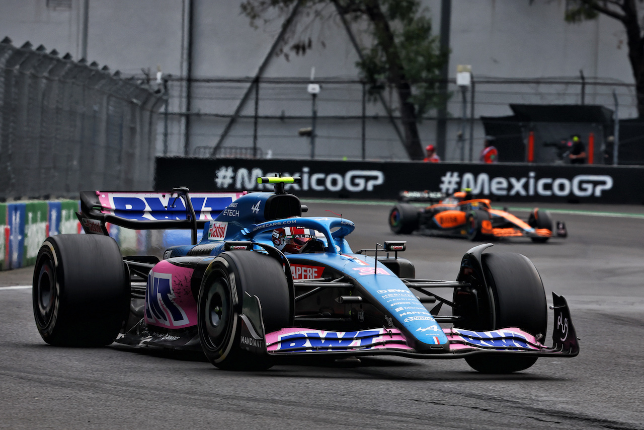 GP CITTA DEL MESSICO, Esteban Ocon (FRA) Alpine F1 Team A522.
30.10.2022. Formula 1 World Championship, Rd 20, Mexican Grand Prix, Mexico City, Mexico, Gara Day.
- www.xpbimages.com, EMail: requests@xpbimages.com © Copyright: Charniaux / XPB Images