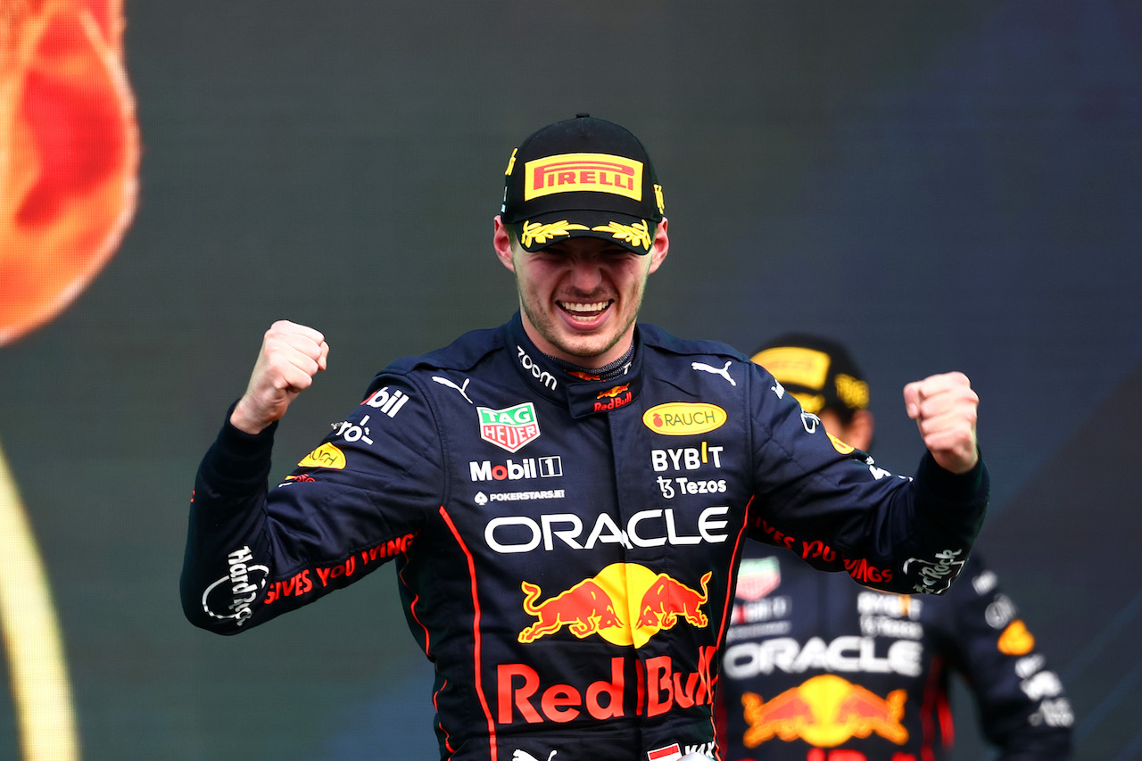 GP CITTA DEL MESSICO, 1st place Max Verstappen (NLD) Red Bull Racing RB18.
30.10.2022. Formula 1 World Championship, Rd 20, Mexican Grand Prix, Mexico City, Mexico, Gara Day.
- www.xpbimages.com, EMail: requests@xpbimages.com ¬© Copyright: Batchelor / XPB Images