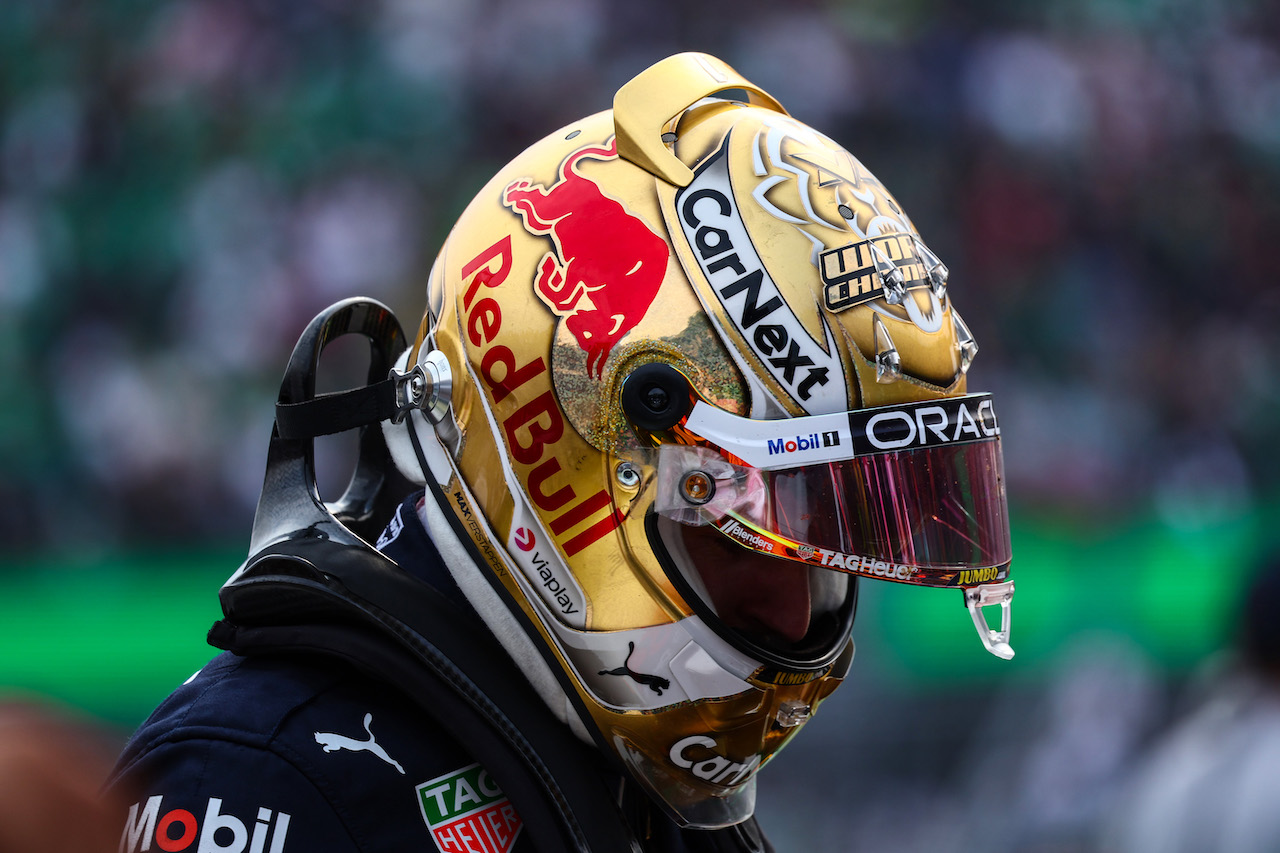 GP CITTA DEL MESSICO, Max Verstappen (NLD), Red Bull Racing 
30.10.2022. Formula 1 World Championship, Rd 20, Mexican Grand Prix, Mexico City, Mexico, Gara Day.
- www.xpbimages.com, EMail: requests@xpbimages.com © Copyright: Charniaux / XPB Images
