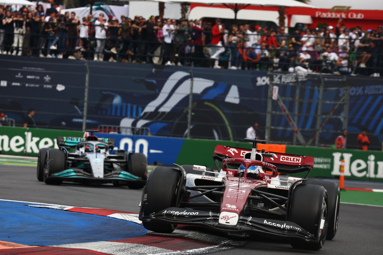 GP CITTA DEL MESSICO, Valtteri Bottas (FIN) Alfa Romeo F1 Team C42.
30.10.2022. Formula 1 World Championship, Rd 20, Mexican Grand Prix, Mexico City, Mexico, Gara Day.
- www.xpbimages.com, EMail: requests@xpbimages.com ¬© Copyright: Batchelor / XPB Images