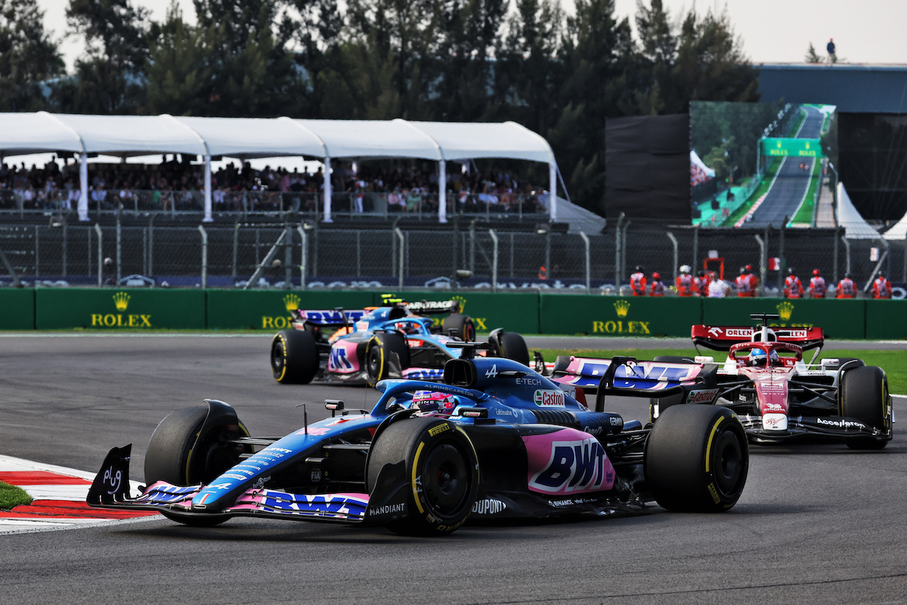GP CITTA DEL MESSICO, Fernando Alonso (ESP) Alpine F1 Team A522.
30.10.2022. Formula 1 World Championship, Rd 20, Mexican Grand Prix, Mexico City, Mexico, Gara Day.
- www.xpbimages.com, EMail: requests@xpbimages.com © Copyright: Bearne / XPB Images