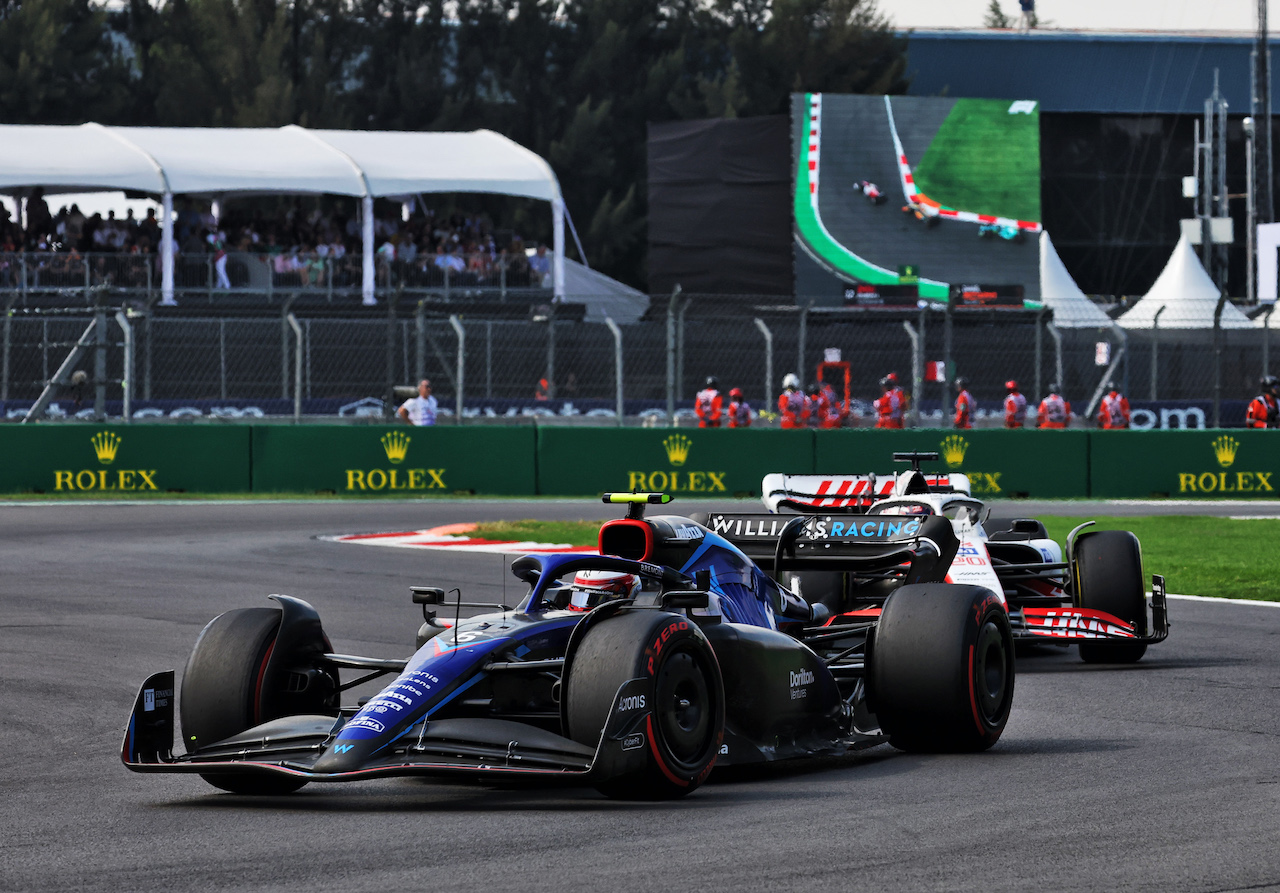 GP CITTA DEL MESSICO, Nicholas Latifi (CDN) Williams Racing FW44.
30.10.2022. Formula 1 World Championship, Rd 20, Mexican Grand Prix, Mexico City, Mexico, Gara Day.
- www.xpbimages.com, EMail: requests@xpbimages.com © Copyright: Bearne / XPB Images
