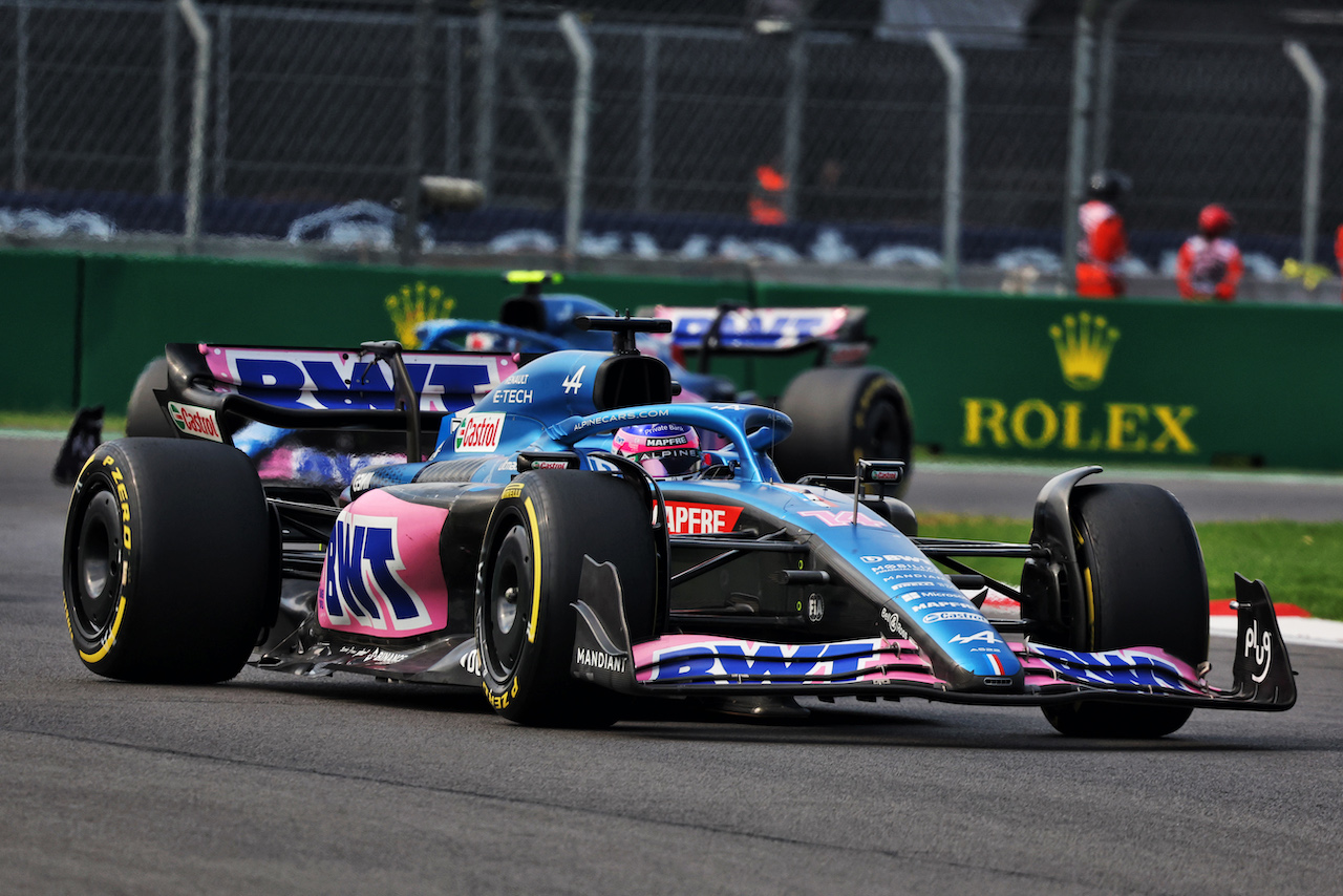 GP CITTA DEL MESSICO, Fernando Alonso (ESP) Alpine F1 Team A522.
30.10.2022. Formula 1 World Championship, Rd 20, Mexican Grand Prix, Mexico City, Mexico, Gara Day.
- www.xpbimages.com, EMail: requests@xpbimages.com © Copyright: Bearne / XPB Images