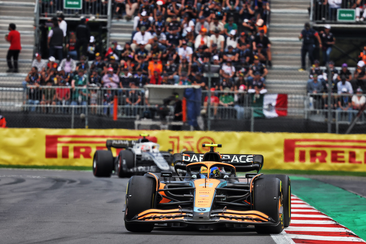 GP CITTA DEL MESSICO, Lando Norris (GBR) McLaren MCL36.
30.10.2022. Formula 1 World Championship, Rd 20, Mexican Grand Prix, Mexico City, Mexico, Gara Day.
- www.xpbimages.com, EMail: requests@xpbimages.com © Copyright: Bearne / XPB Images
