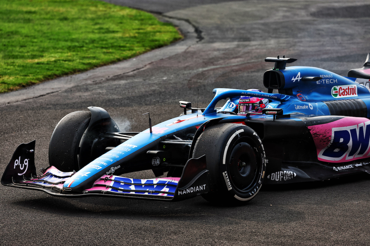 GP CITTA DEL MESSICO, Fernando Alonso (ESP) Alpine F1 Team A522 retired from the race.
30.10.2022. Formula 1 World Championship, Rd 20, Mexican Grand Prix, Mexico City, Mexico, Gara Day.
 - www.xpbimages.com, EMail: requests@xpbimages.com © Copyright: Coates / XPB Images