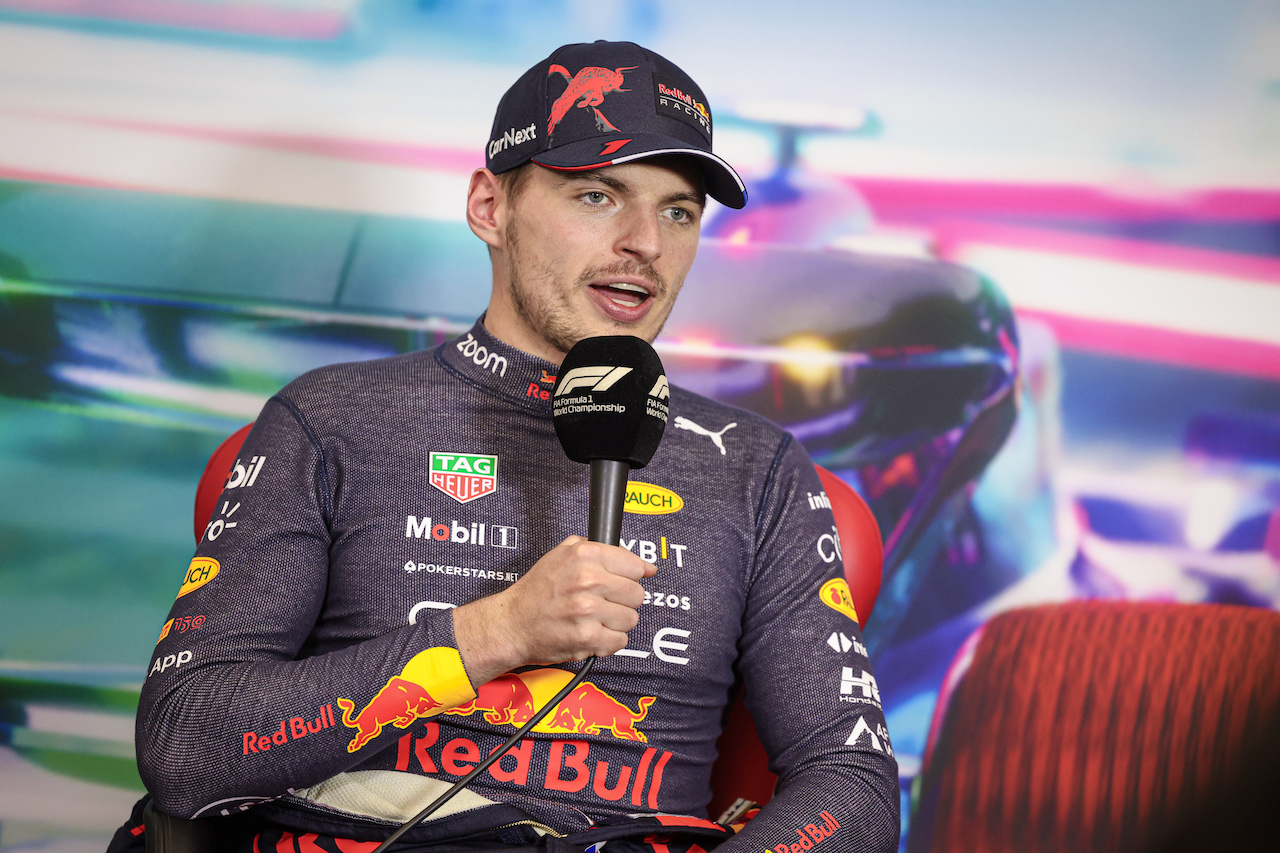 GP CITTA DEL MESSICO, Max Verstappen (NLD) Red Bull Racing in the post race FIA Press Conference.
30.10.2022. Formula 1 World Championship, Rd 20, Mexican Grand Prix, Mexico City, Mexico, Gara Day.
- www.xpbimages.com, EMail: requests@xpbimages.com © Copyright: XPB Images