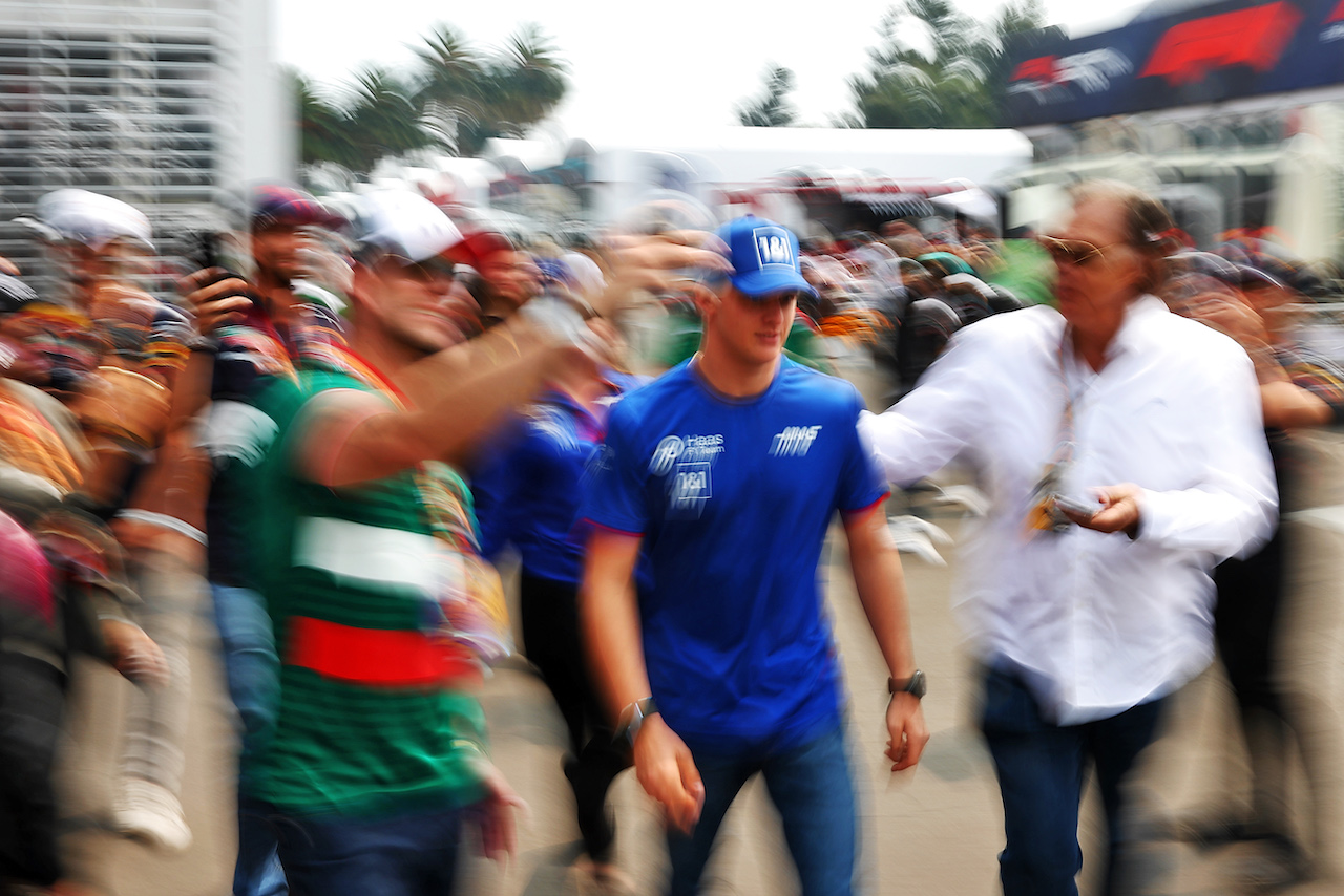 GP CITTA DEL MESSICO, Mick Schumacher (GER) Haas F1 Team.
30.10.2022. Formula 1 World Championship, Rd 20, Mexican Grand Prix, Mexico City, Mexico, Gara Day.
 - www.xpbimages.com, EMail: requests@xpbimages.com © Copyright: Coates / XPB Images