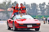 GP CITTA DEL MESSICO, (L to R): Carlos Sainz Jr (ESP) Ferrari e Charles Leclerc (MON) Ferrari on the drivers parade.
30.10.2022. Formula 1 World Championship, Rd 20, Mexican Grand Prix, Mexico City, Mexico, Gara Day.
- www.xpbimages.com, EMail: requests@xpbimages.com © Copyright: Batchelor / XPB Images