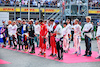 GP CITTA DEL MESSICO, Drivers as the grid observes the national anthem.
30.10.2022. Formula 1 World Championship, Rd 20, Mexican Grand Prix, Mexico City, Mexico, Gara Day.
- www.xpbimages.com, EMail: requests@xpbimages.com © Copyright: Batchelor / XPB Images