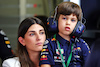 GP CITTA DEL MESSICO, (L to R): Carola Martinez (MEX), wife of Sergio Perez (MEX) Red Bull Racing, with their son Sergio Perez Jnr (MEX).
30.10.2022. Formula 1 World Championship, Rd 20, Mexican Grand Prix, Mexico City, Mexico, Gara Day.
 - www.xpbimages.com, EMail: requests@xpbimages.com © Copyright: Coates / XPB Images