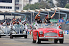 GP CITTA DEL MESSICO, (L to R): Sergio Perez (MEX) Red Bull Racing e Max Verstappen (NLD) Red Bull Racing on the drivers parade.
30.10.2022. Formula 1 World Championship, Rd 20, Mexican Grand Prix, Mexico City, Mexico, Gara Day.
- www.xpbimages.com, EMail: requests@xpbimages.com © Copyright: Bearne / XPB Images