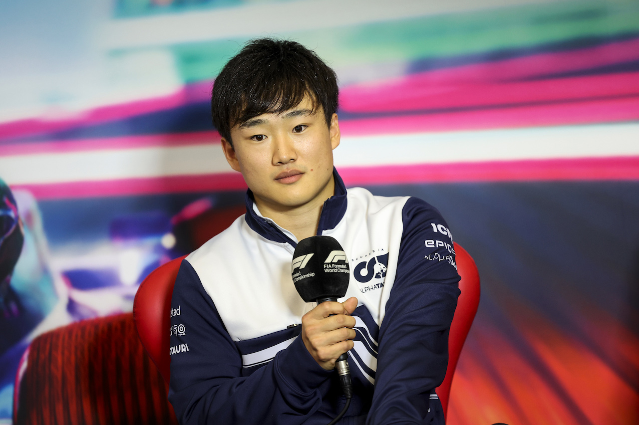 GP CITTA DEL MESSICO, Yuki Tsunoda (JPN) AlphaTauri in the FIA Press Conference.
27.10.2022. Formula 1 World Championship, Rd 20, Mexican Grand Prix, Mexico City, Mexico, Preparation Day.
- www.xpbimages.com, EMail: requests@xpbimages.com © Copyright: XPB Images