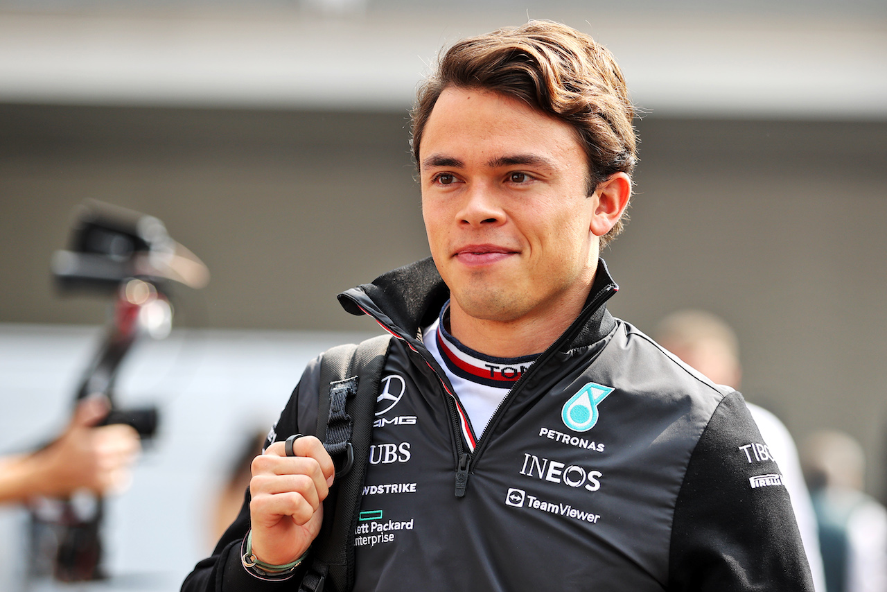GP CITTA DEL MESSICO, Nyck de Vries (NLD) Mercedes AMG F1 Test e Reserve Driver.
27.10.2022. Formula 1 World Championship, Rd 20, Mexican Grand Prix, Mexico City, Mexico, Preparation Day.
- www.xpbimages.com, EMail: requests@xpbimages.com © Copyright: Moy / XPB Images