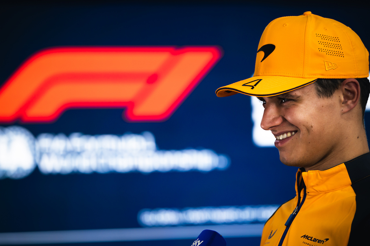 GP CITTA DEL MESSICO, Lando Norris (GBR) McLaren.
27.10.2022. Formula 1 World Championship, Rd 20, Mexican Grand Prix, Mexico City, Mexico, Preparation Day.
- www.xpbimages.com, EMail: requests@xpbimages.com © Copyright: Bearne / XPB Images