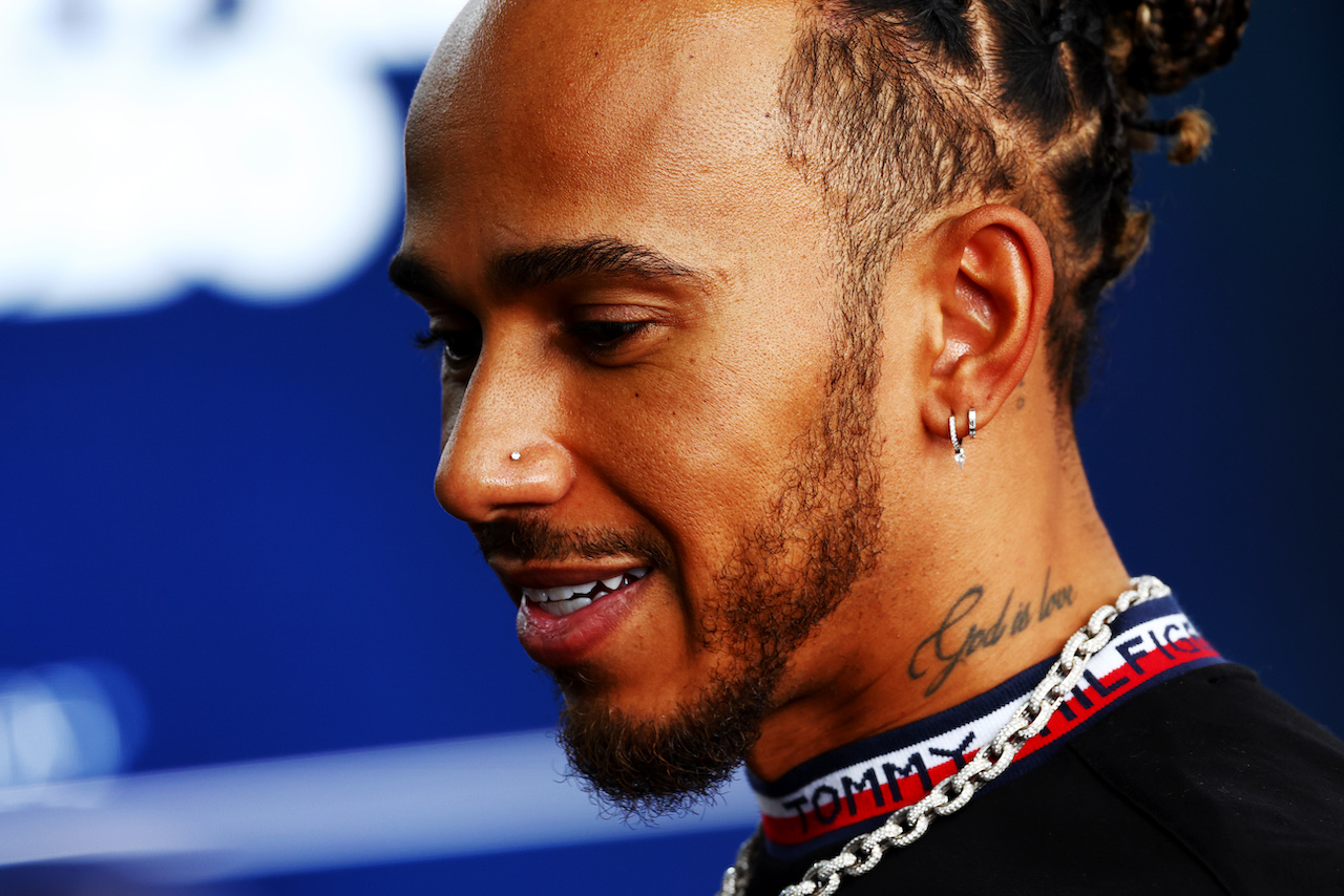 GP CITTA DEL MESSICO, Lewis Hamilton (GBR) Mercedes AMG F1.
27.10.2022. Formula 1 World Championship, Rd 20, Mexican Grand Prix, Mexico City, Mexico, Preparation Day.
 - www.xpbimages.com, EMail: requests@xpbimages.com © Copyright: Coates / XPB Images