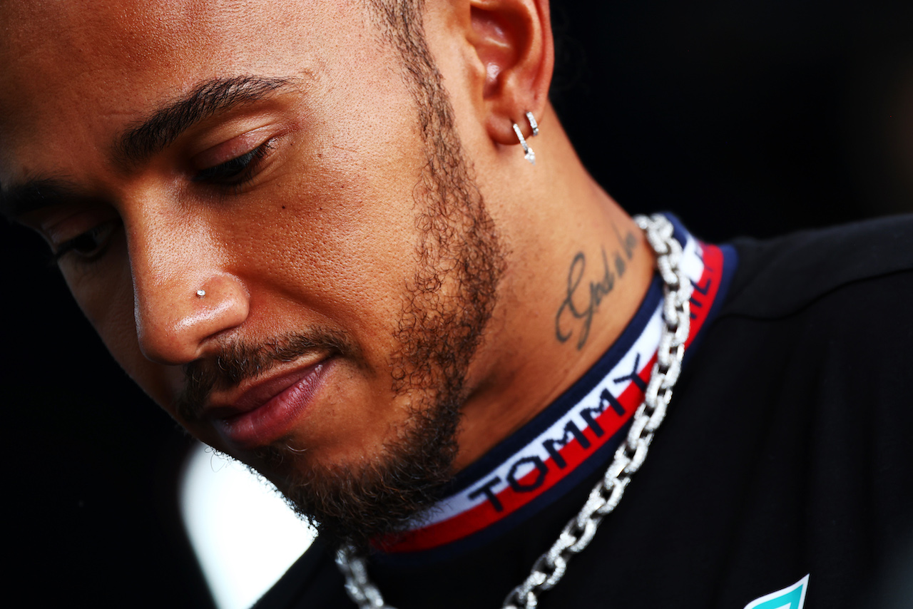 GP CITTA DEL MESSICO, Lewis Hamilton (GBR) Mercedes AMG F1.
27.10.2022. Formula 1 World Championship, Rd 20, Mexican Grand Prix, Mexico City, Mexico, Preparation Day.
 - www.xpbimages.com, EMail: requests@xpbimages.com © Copyright: Coates / XPB Images