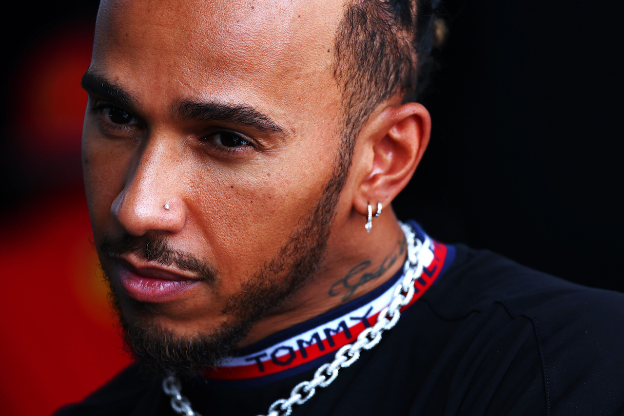 GP CITTA DEL MESSICO, Lewis Hamilton (GBR) Mercedes AMG F1.
27.10.2022. Formula 1 World Championship, Rd 20, Mexican Grand Prix, Mexico City, Mexico, Preparation Day.
 - www.xpbimages.com, EMail: requests@xpbimages.com © Copyright: Coates / XPB Images