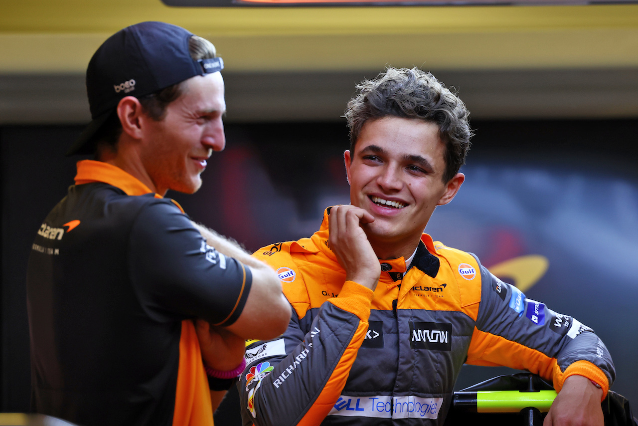 GP CITTA DEL MESSICO, Lando Norris (GBR) McLaren MCL36.
27.10.2022. Formula 1 World Championship, Rd 20, Mexican Grand Prix, Mexico City, Mexico, Preparation Day.
 - www.xpbimages.com, EMail: requests@xpbimages.com © Copyright: Coates / XPB Images