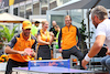 GP CITTA DEL MESSICO, Daniel Ricciardo (AUS) McLaren plays table tennis in the paddock with Timo Glock (GER).
27.10.2022. Formula 1 World Championship, Rd 20, Mexican Grand Prix, Mexico City, Mexico, Preparation Day.
- www.xpbimages.com, EMail: requests@xpbimages.com © Copyright: Batchelor / XPB Images