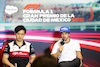 GP CITTA DEL MESSICO, (L to R): Guanyu Zhou (CHN) Alfa Romeo F1 Team e Fernando Alonso (ESP) Alpine F1 Team F1 in the FIA Press Conference.
27.10.2022. Formula 1 World Championship, Rd 20, Mexican Grand Prix, Mexico City, Mexico, Preparation Day.
- www.xpbimages.com, EMail: requests@xpbimages.com © Copyright: XPB Images