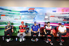 GP CITTA DEL MESSICO, (L to R): Sergio Perez (MEX) Red Bull Racing; Charles Leclerc (MON) Ferrari; Mick Schumacher (GER) Haas F1 Team; Guanyu Zhou (CHN) Alfa Romeo F1 Team; e Fernando Alonso (ESP) Alpine F1 Team, in the FIA Press Conference.
27.10.2022. Formula 1 World Championship, Rd 20, Mexican Grand Prix, Mexico City, Mexico, Preparation Day.
- www.xpbimages.com, EMail: requests@xpbimages.com © Copyright: XPB Images