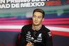 GP CITTA DEL MESSICO, George Russell (GBR) Mercedes AMG F1 in the FIA Press Conference.
27.10.2022. Formula 1 World Championship, Rd 20, Mexican Grand Prix, Mexico City, Mexico, Preparation Day.
- www.xpbimages.com, EMail: requests@xpbimages.com © Copyright: XPB Images