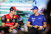 GP CITTA DEL MESSICO, (L to R): Charles Leclerc (MON) Ferrari e Mick Schumacher (GER) Haas F1 Team in the FIA Press Conference.
27.10.2022. Formula 1 World Championship, Rd 20, Mexican Grand Prix, Mexico City, Mexico, Preparation Day.
- www.xpbimages.com, EMail: requests@xpbimages.com © Copyright: XPB Images